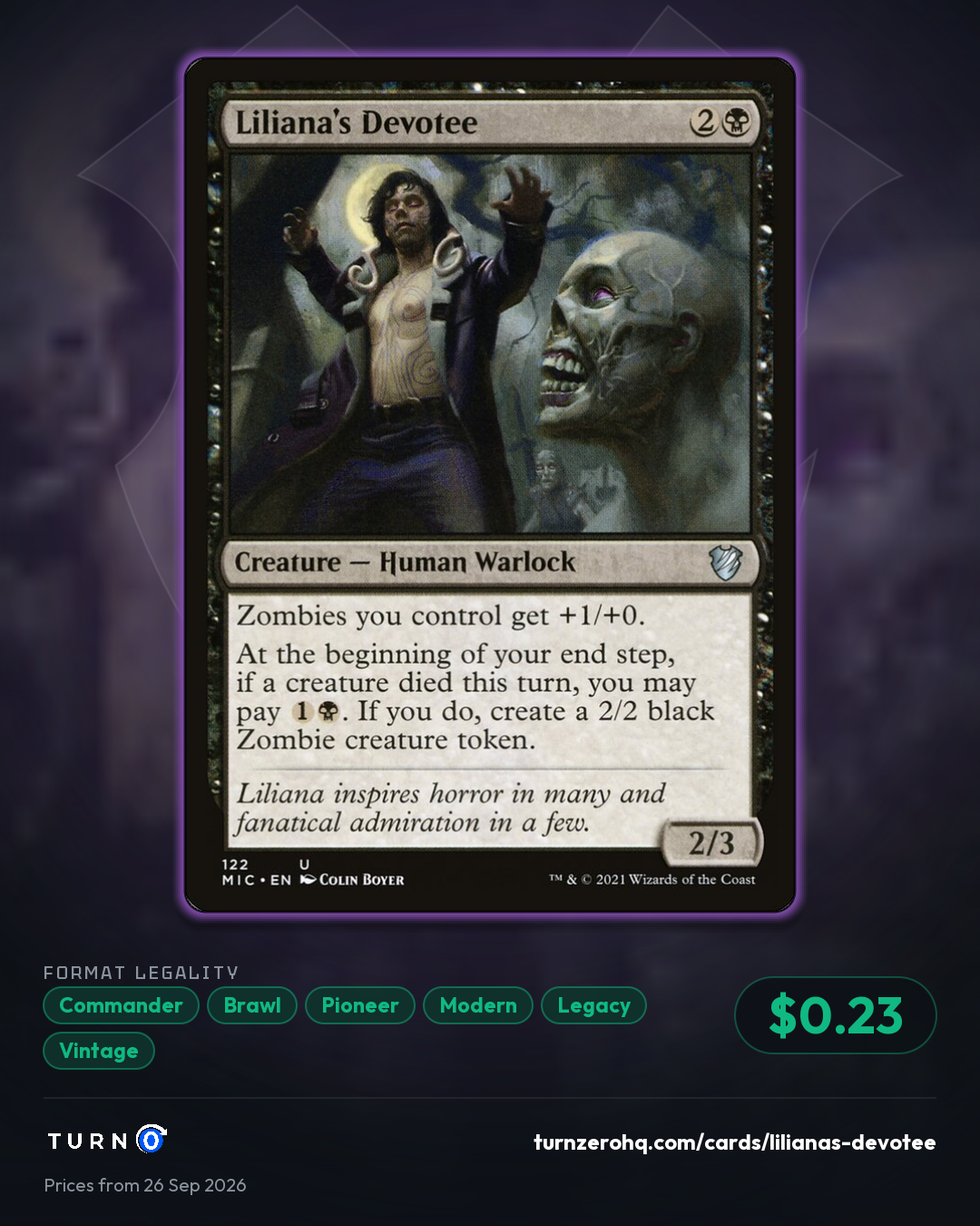 Shareable picture of Liliana's Devotee
