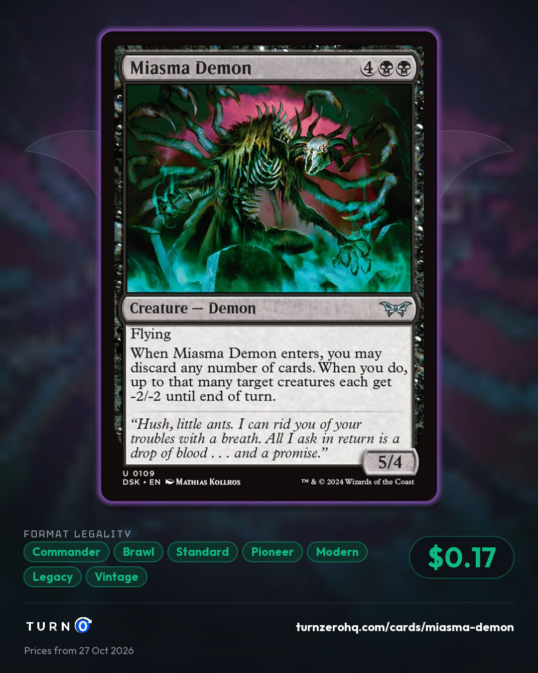 Shareable picture of Miasma Demon