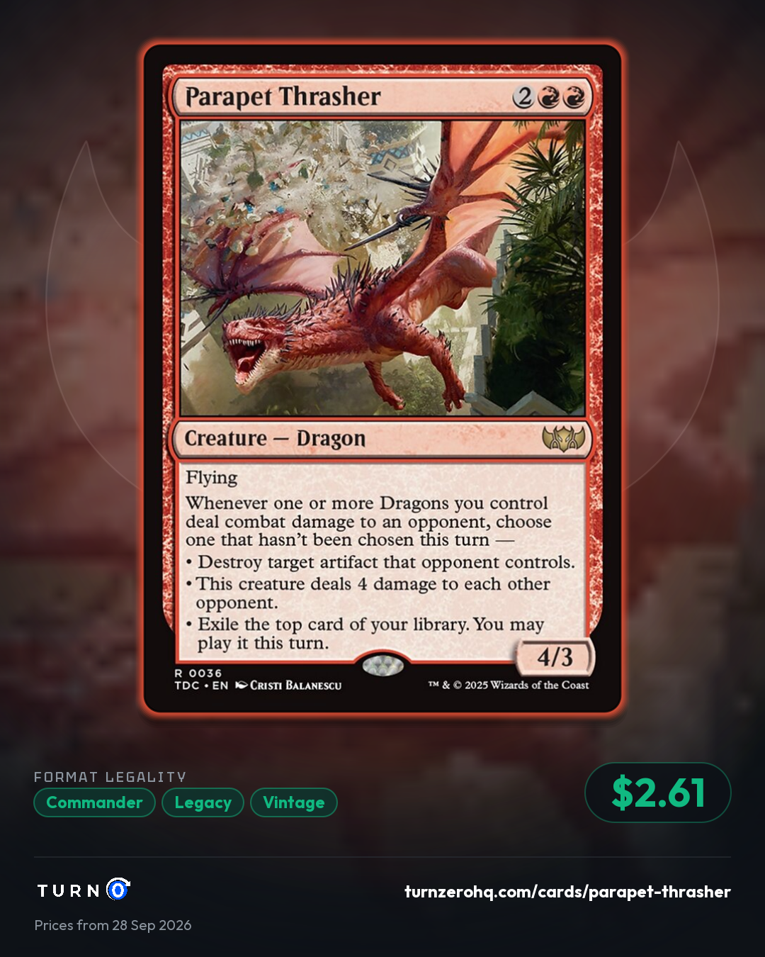 Shareable picture of Parapet Thrasher
