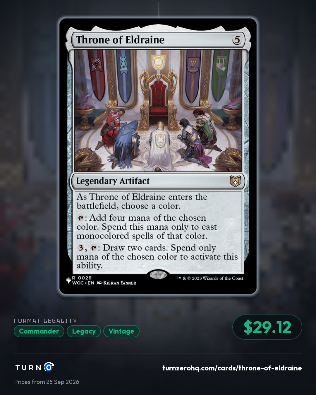 Shareable picture of Throne of Eldraine