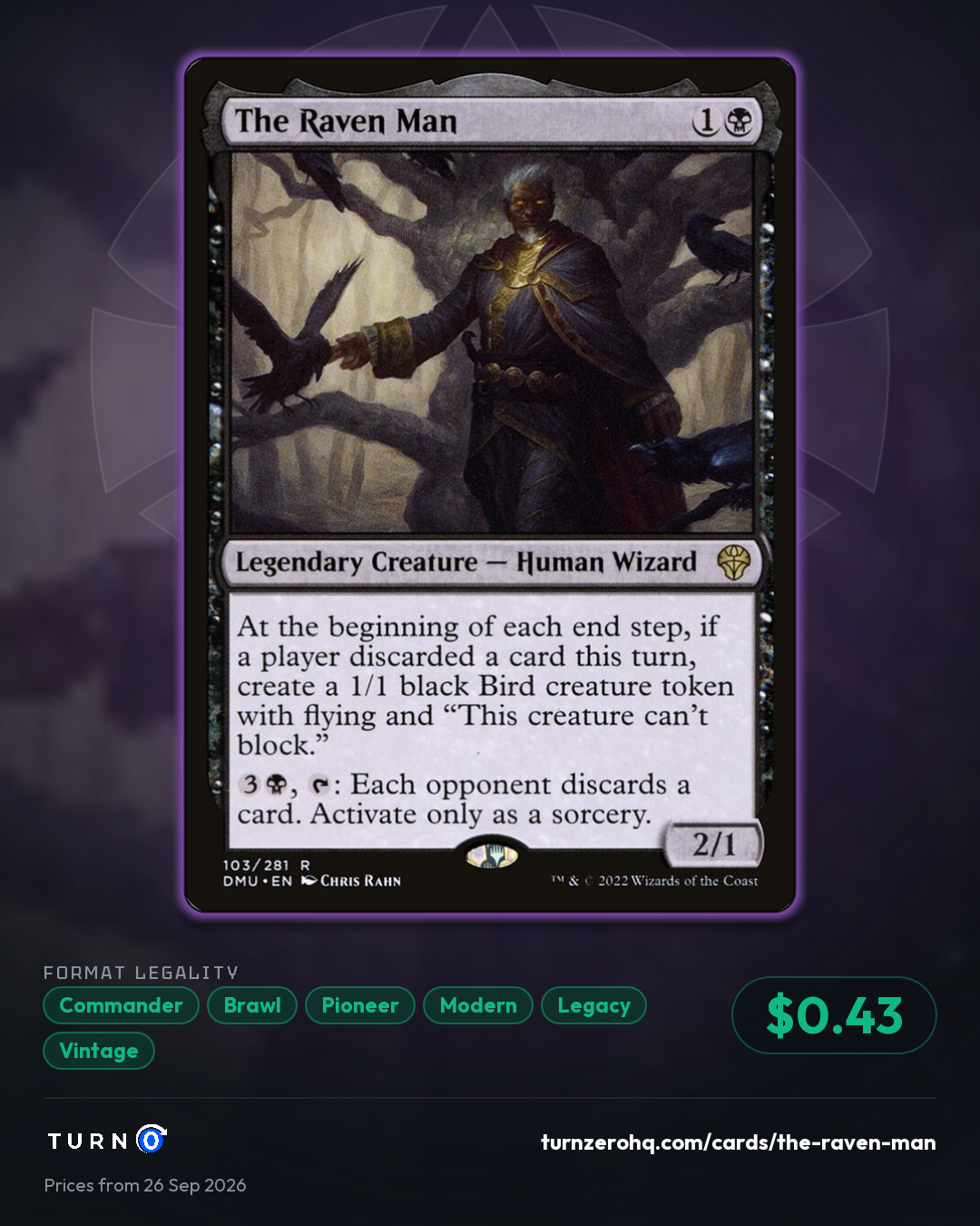 Shareable picture of The Raven Man