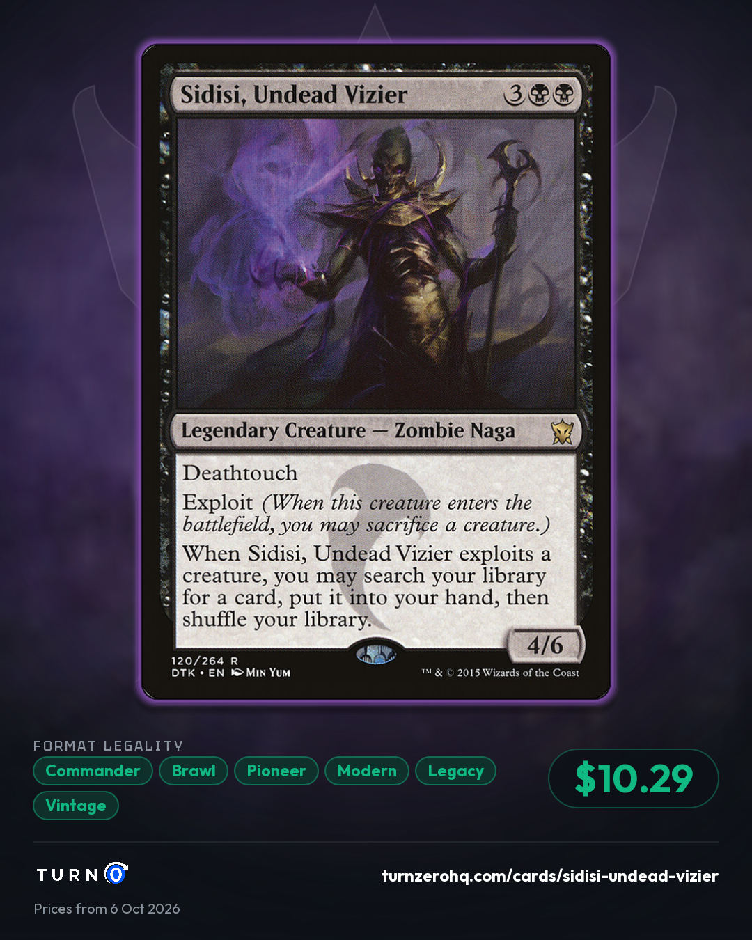 Shareable picture of Sidisi, Undead Vizier