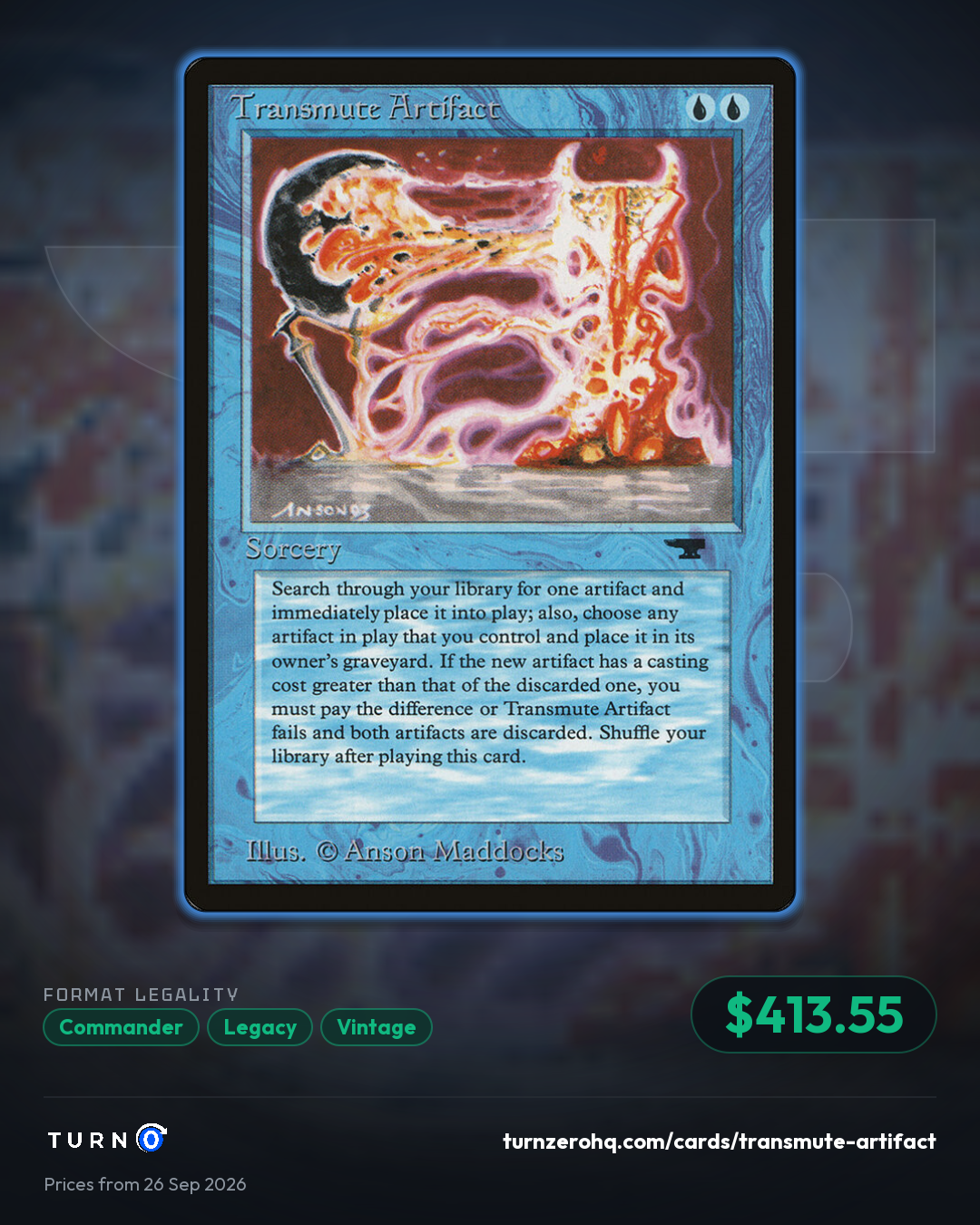 Shareable picture of Transmute Artifact