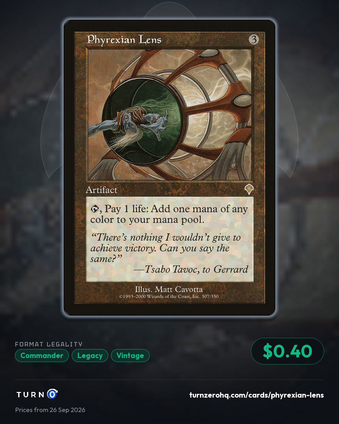Shareable picture of Phyrexian Lens