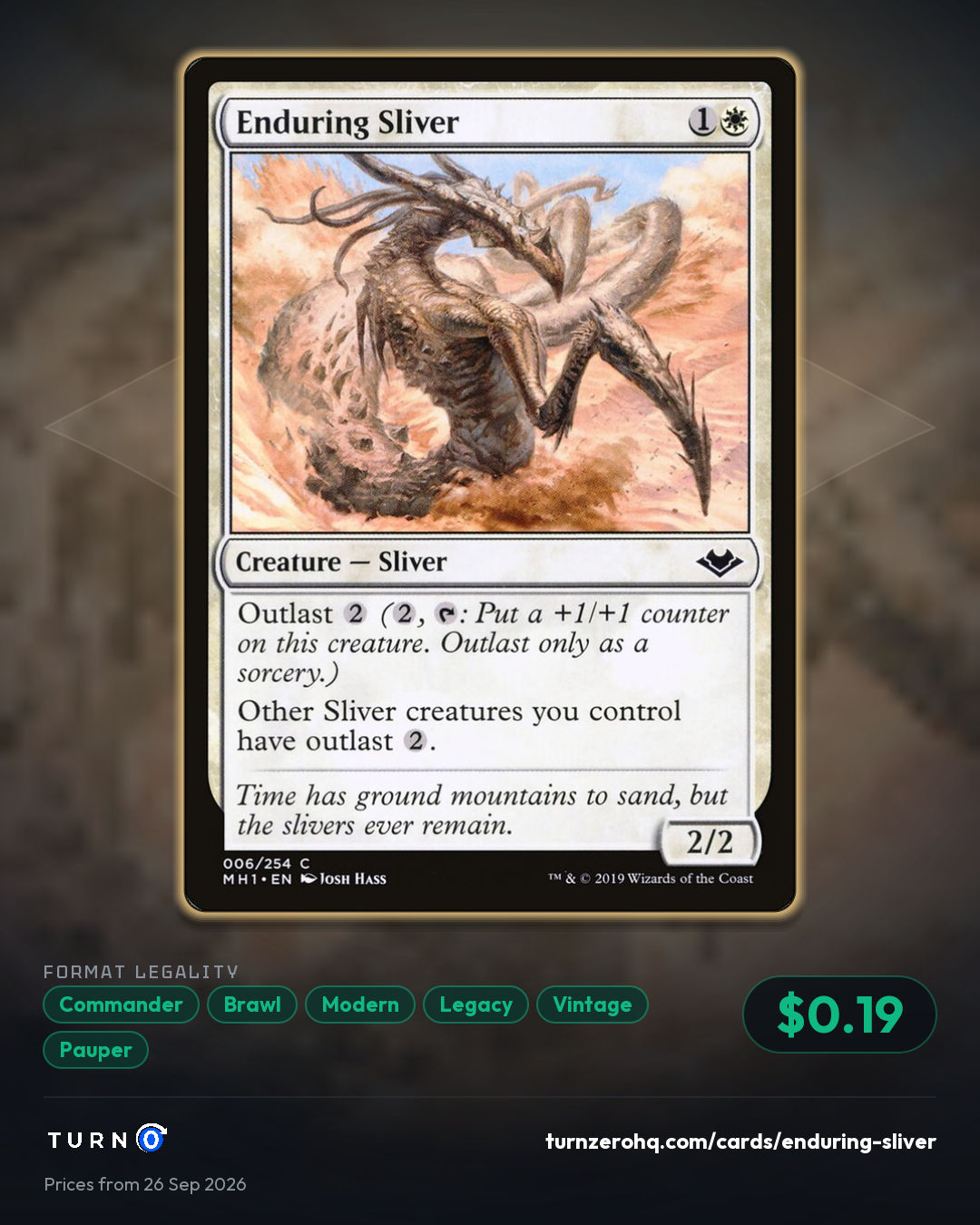 Shareable picture of Enduring Sliver