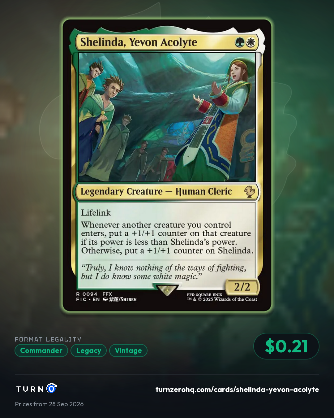 Shareable picture of Shelinda, Yevon Acolyte