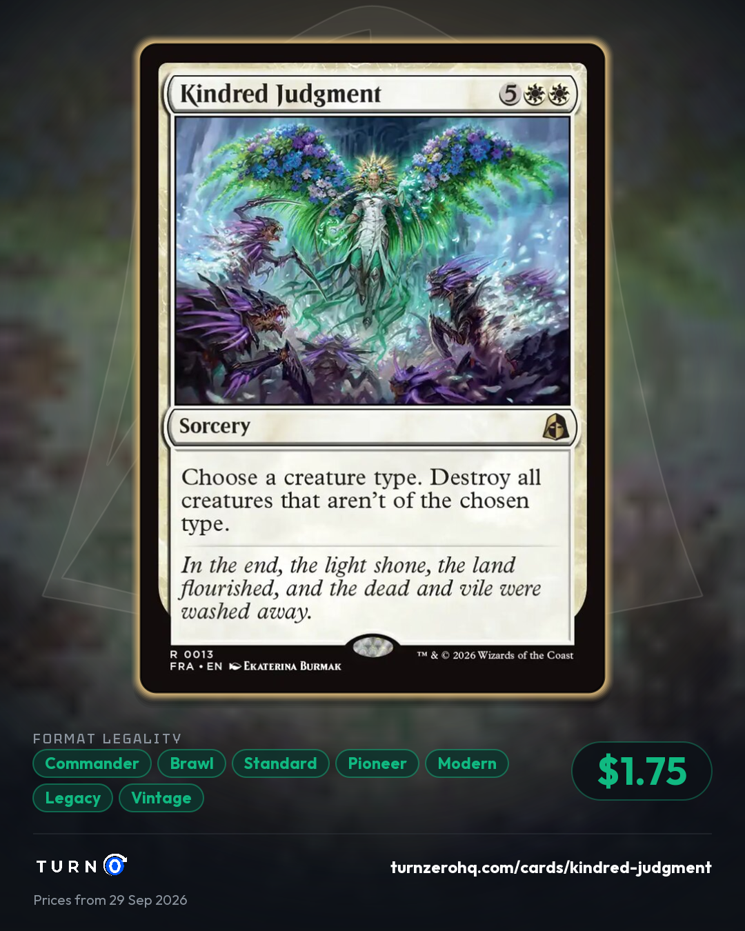 Shareable picture of Kindred Judgment
