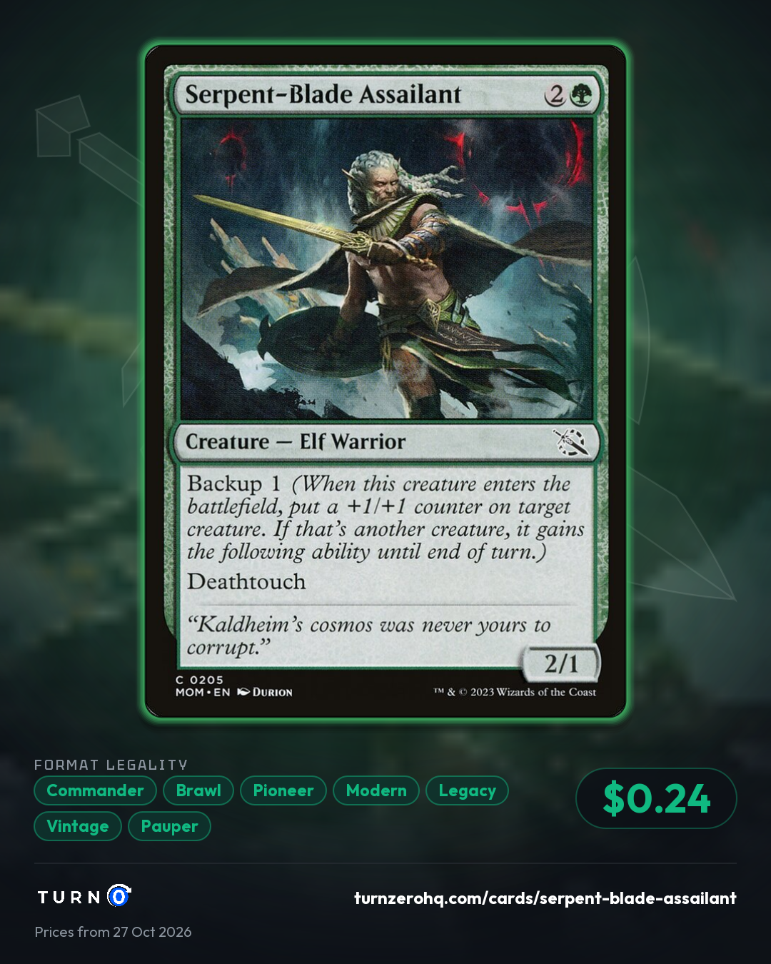 Shareable picture of Serpent-Blade Assailant