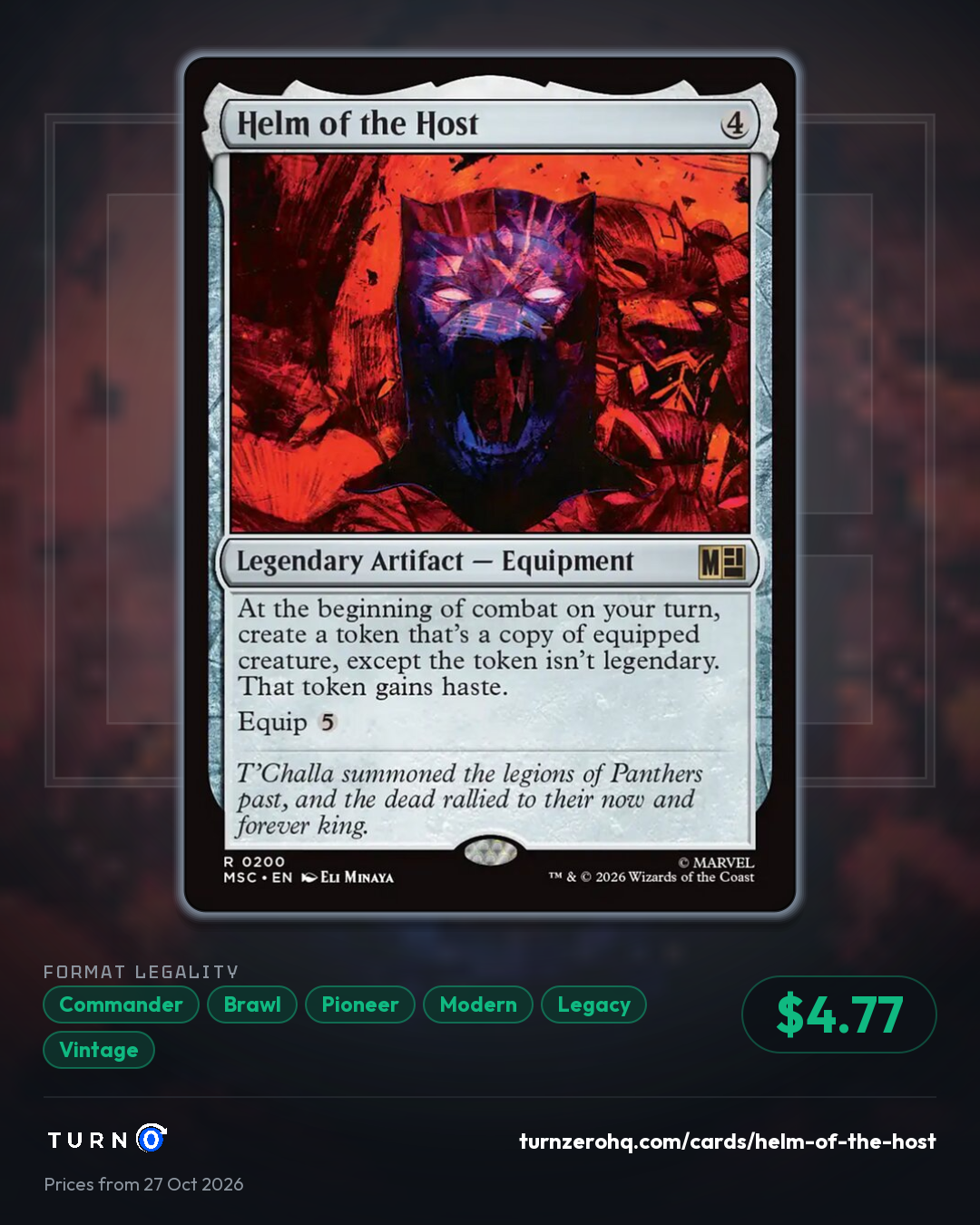 Shareable picture of Helm of the Host