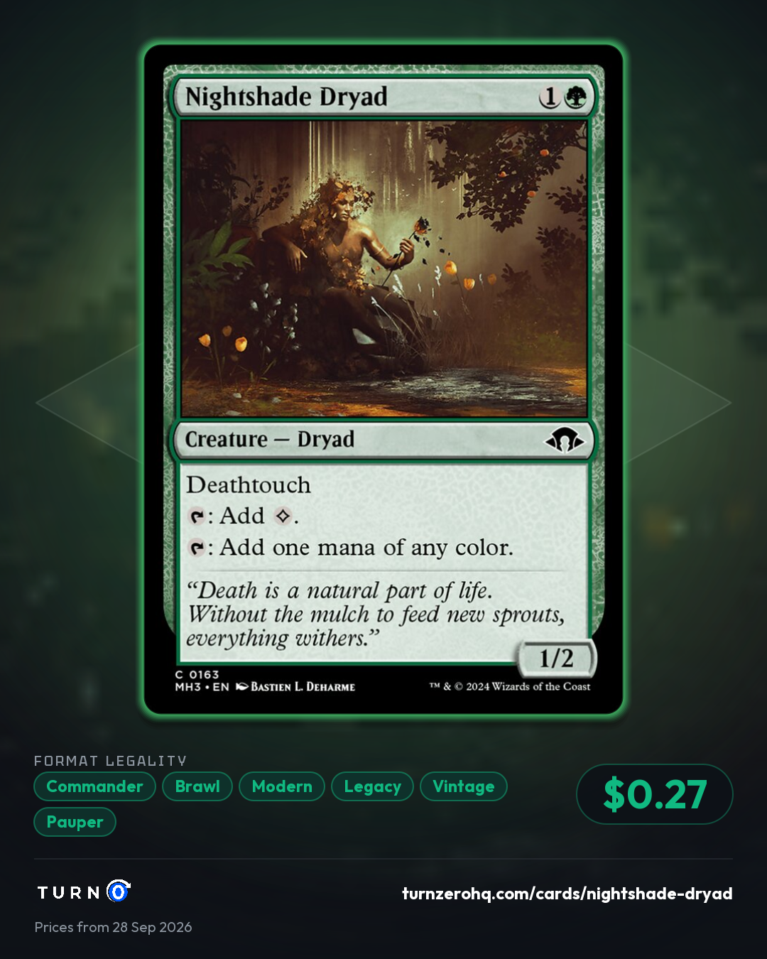 Shareable picture of Nightshade Dryad