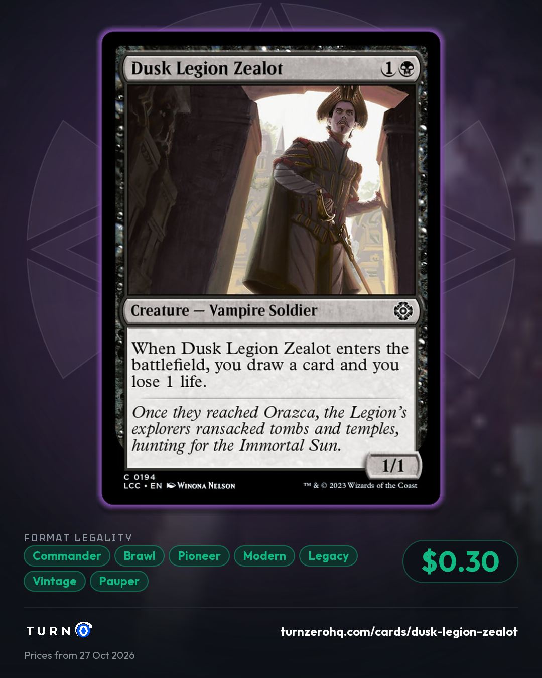 Shareable picture of Dusk Legion Zealot