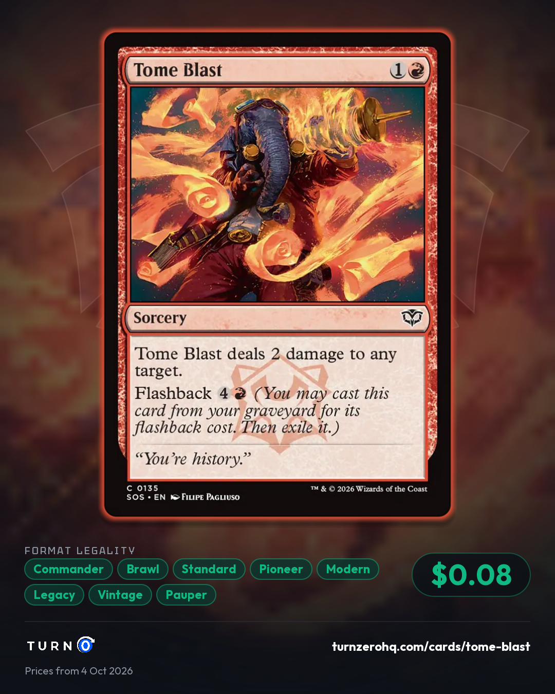 Shareable picture of Tome Blast