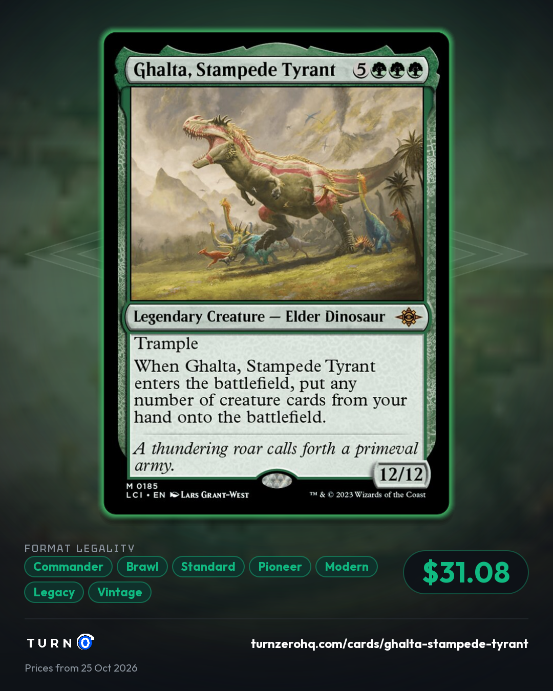 Shareable picture of Ghalta, Stampede Tyrant