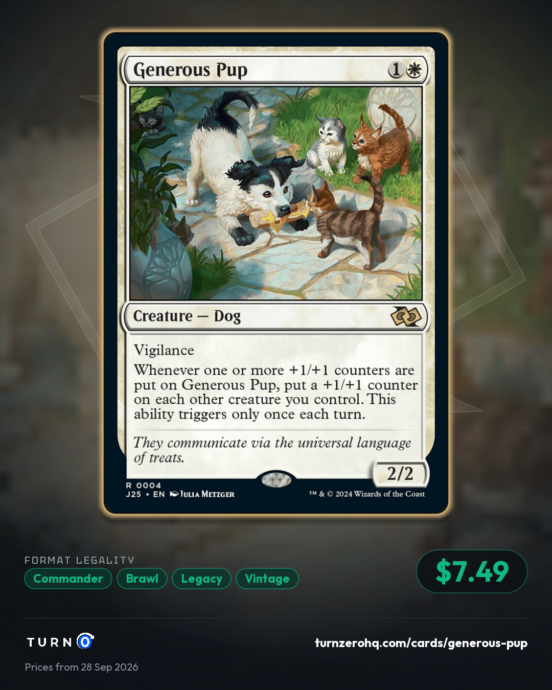 Shareable picture of Generous Pup