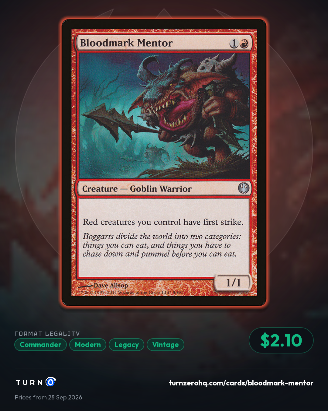 Shareable picture of Bloodmark Mentor