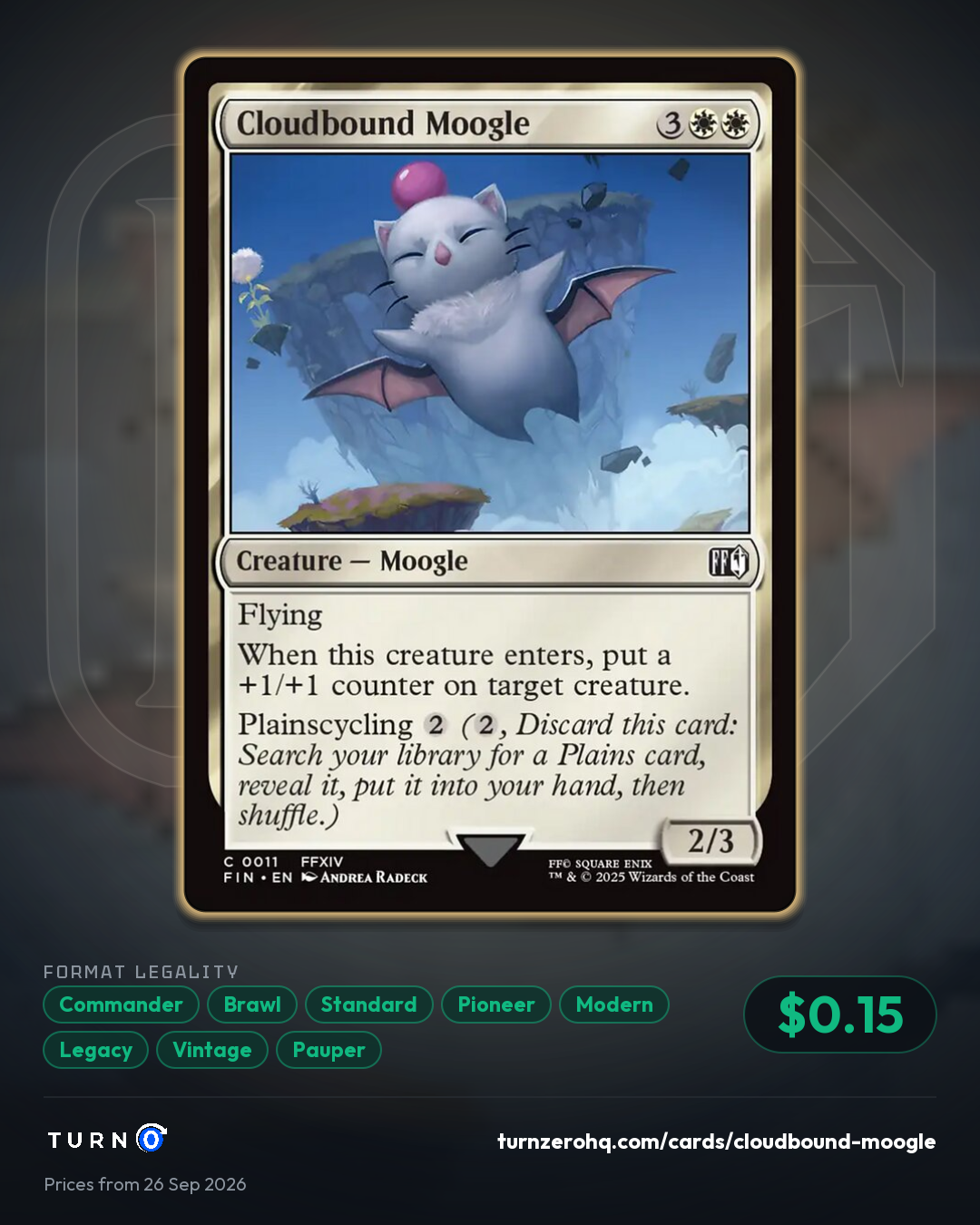 Shareable picture of Cloudbound Moogle