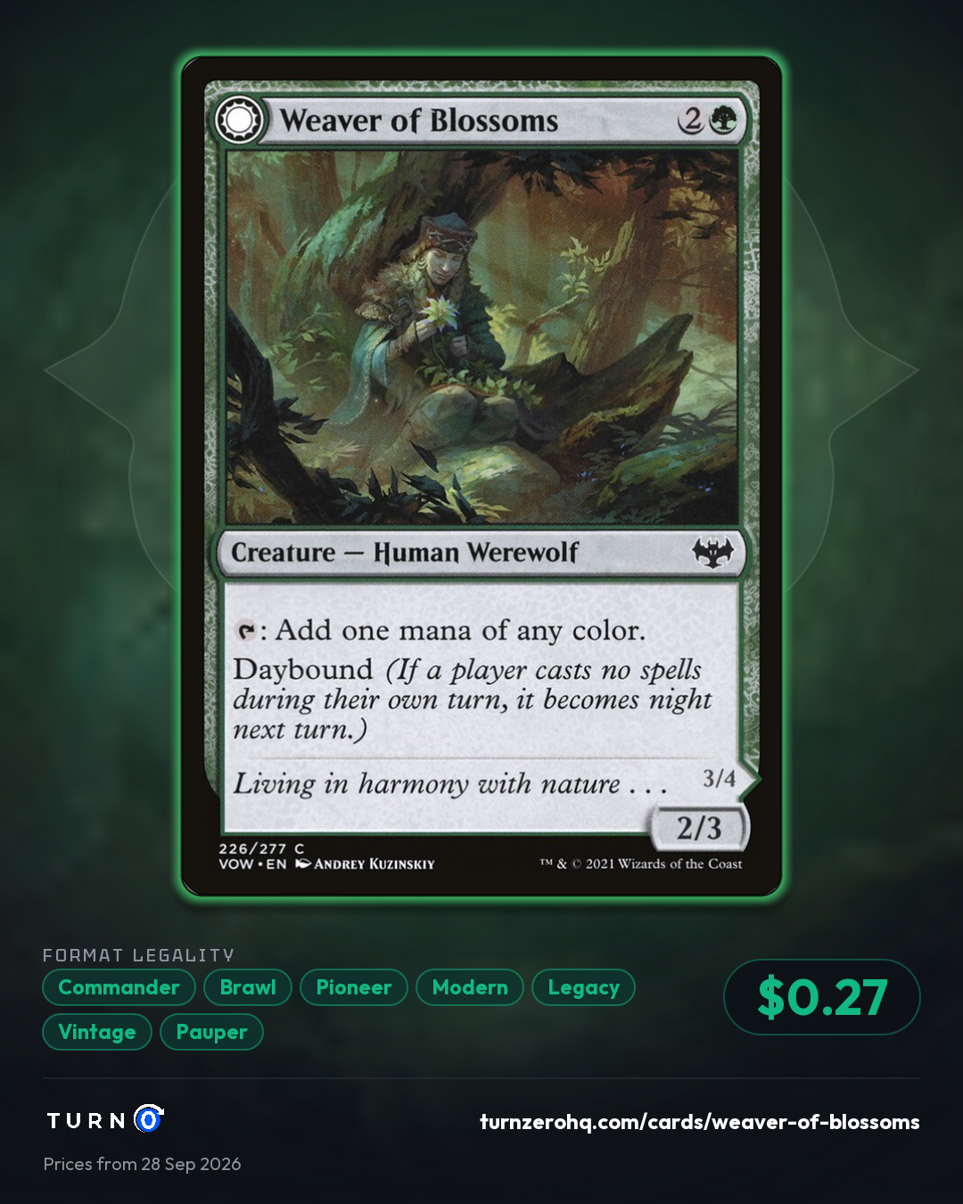 Shareable picture of Weaver of Blossoms