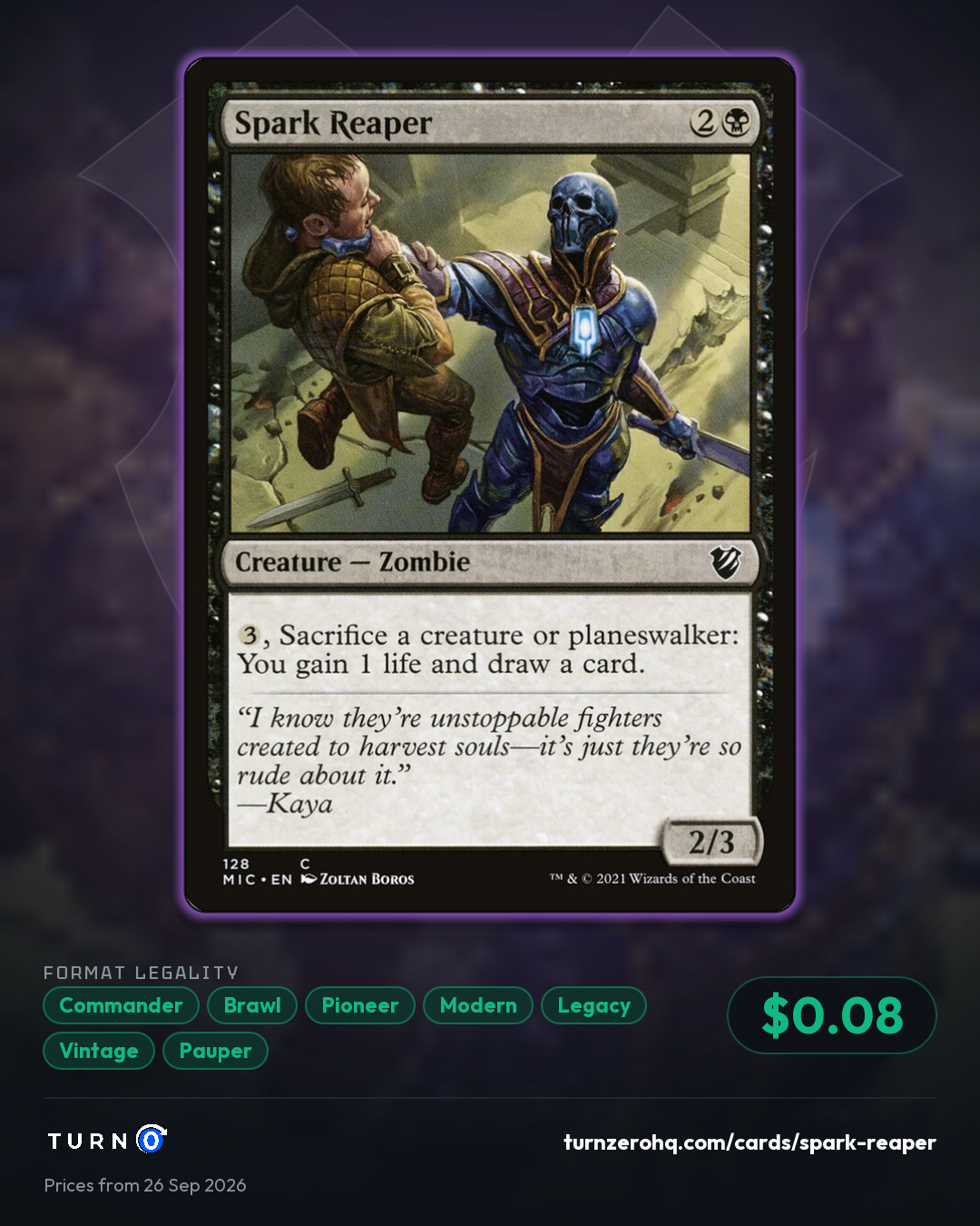 Shareable picture of Spark Reaper