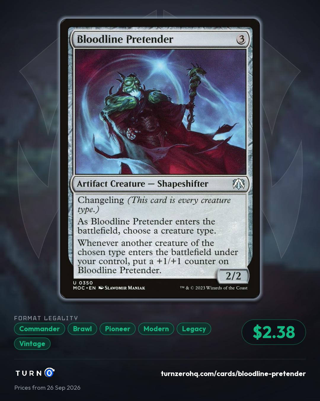 Shareable picture of Bloodline Pretender