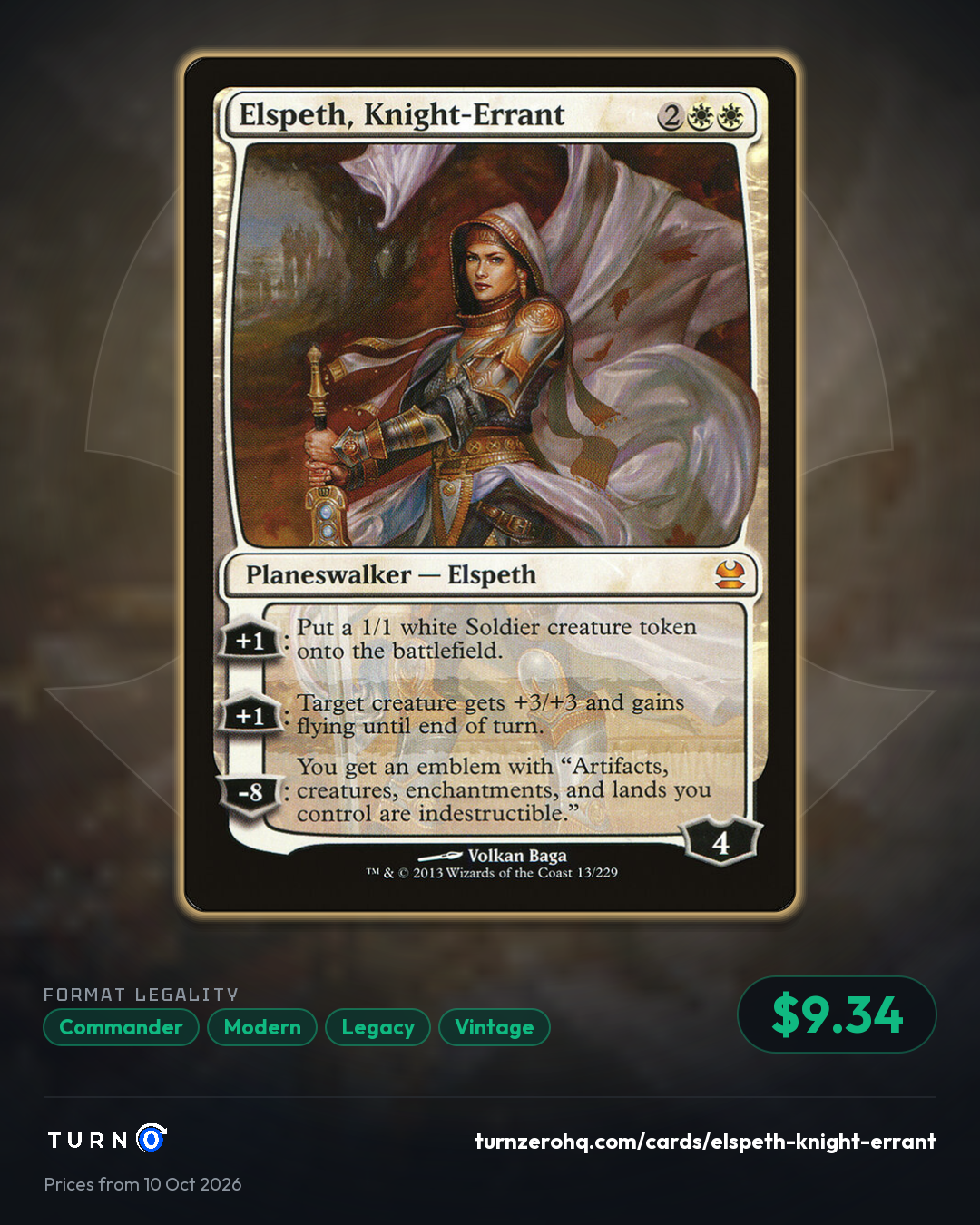 Shareable picture of Elspeth, Knight-Errant