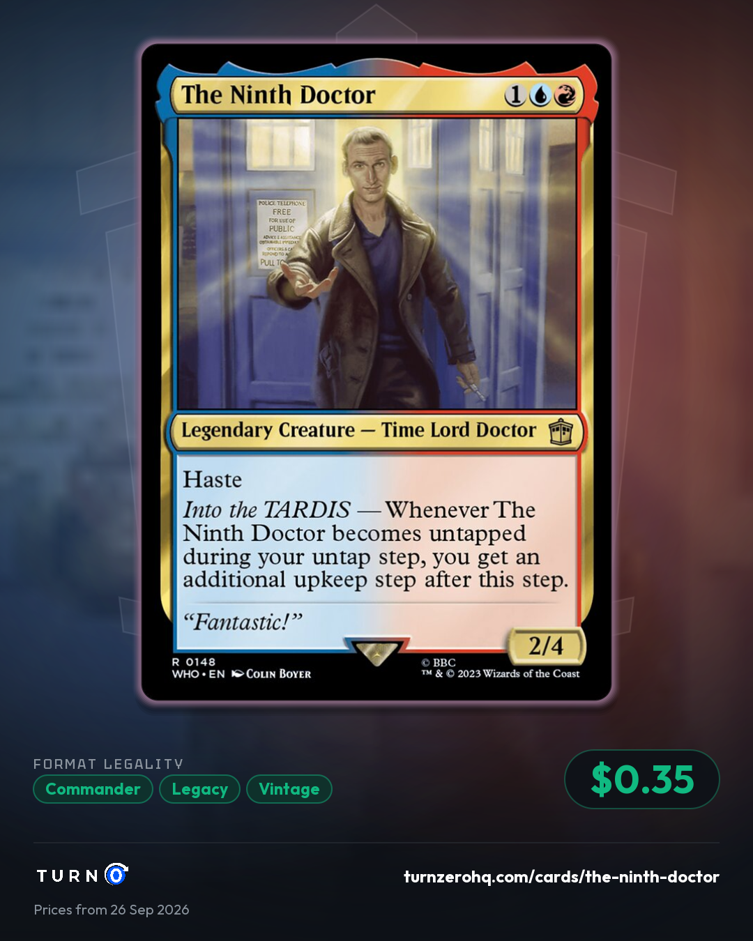 Shareable picture of The Ninth Doctor
