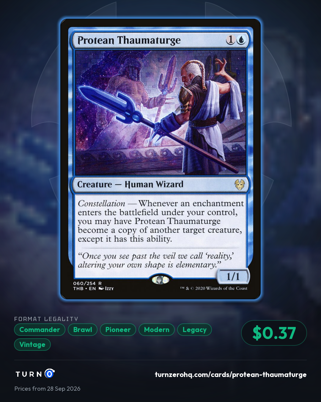 Shareable picture of Protean Thaumaturge