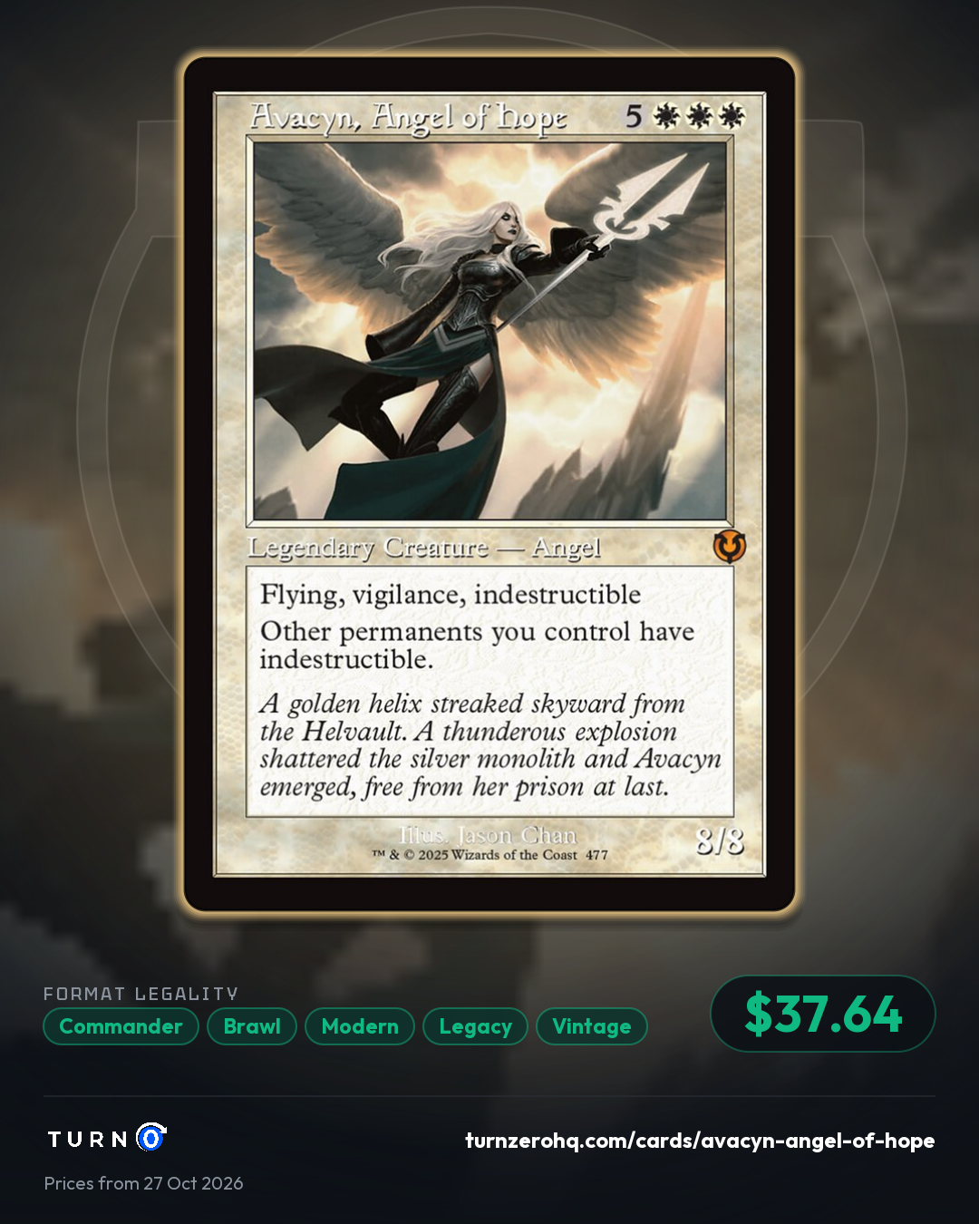 Shareable picture of Avacyn, Angel of Hope