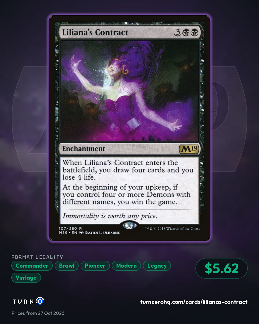 Shareable picture of Liliana's Contract