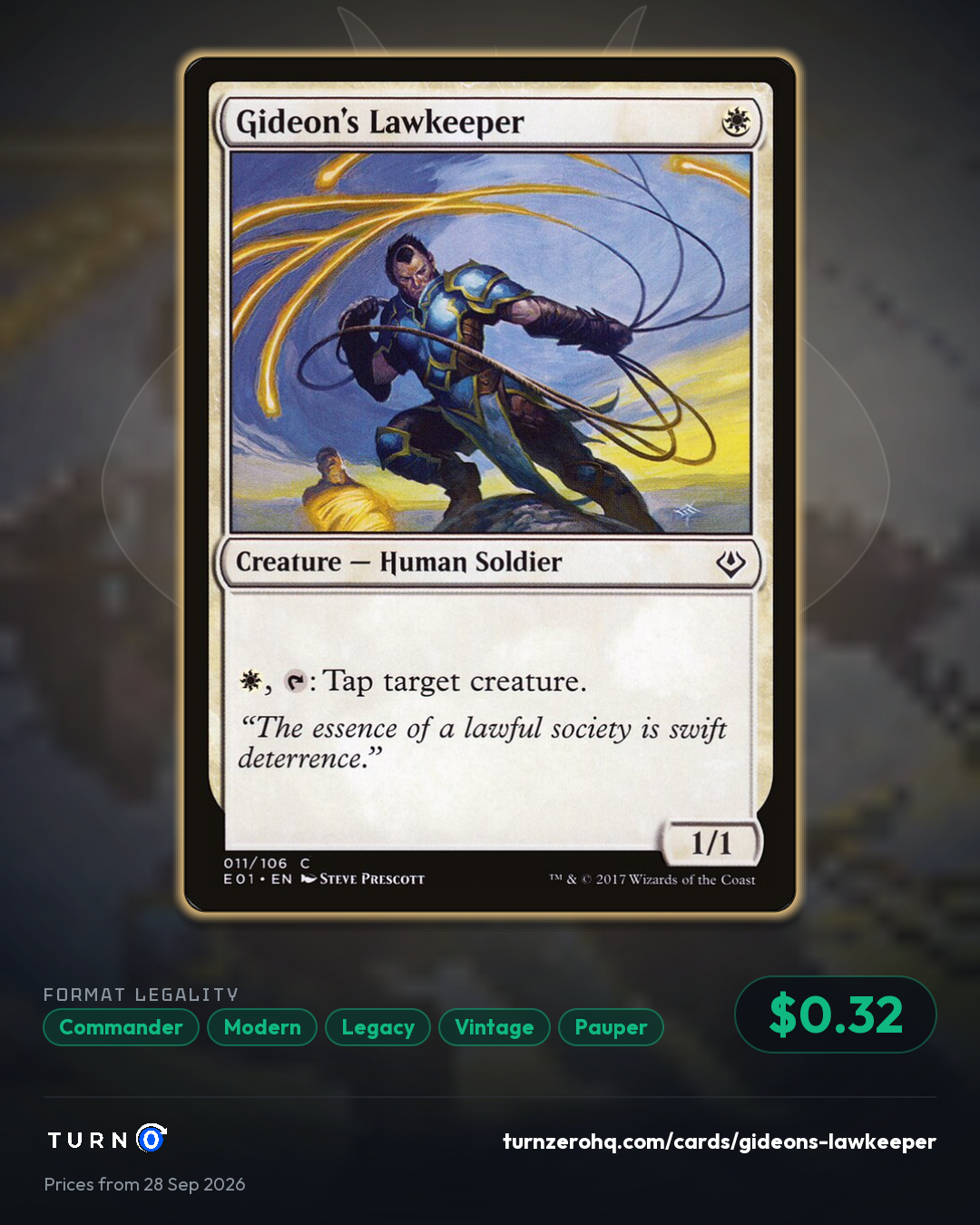 Shareable picture of Gideon's Lawkeeper