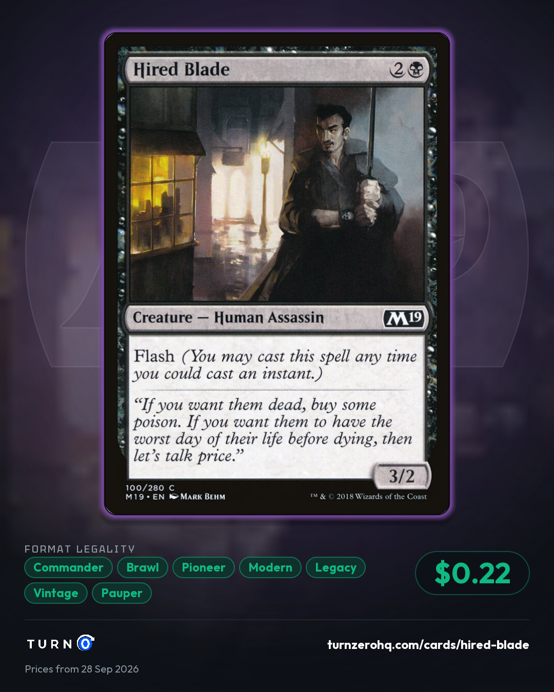 Shareable picture of Hired Blade