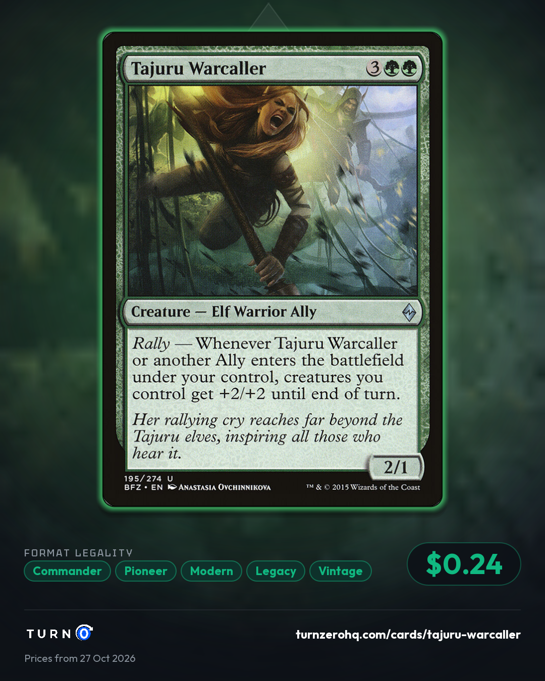 Shareable picture of Tajuru Warcaller