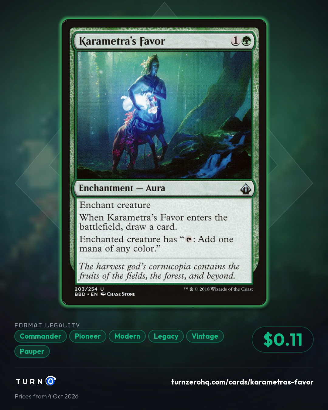 Shareable picture of Karametra's Favor