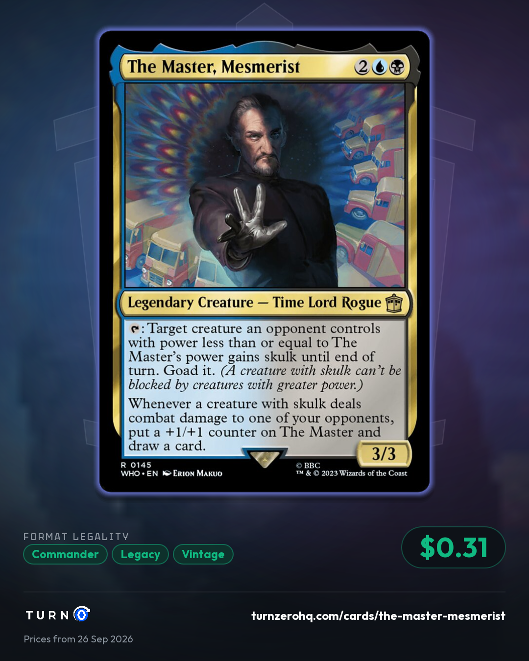 Shareable picture of The Master, Mesmerist