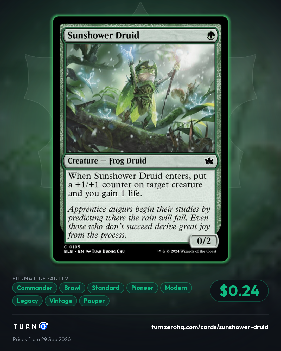 Shareable picture of Sunshower Druid