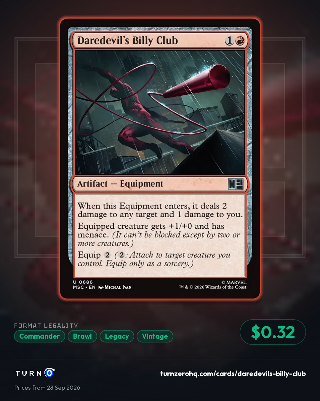 Shareable picture of Daredevil's Billy Club