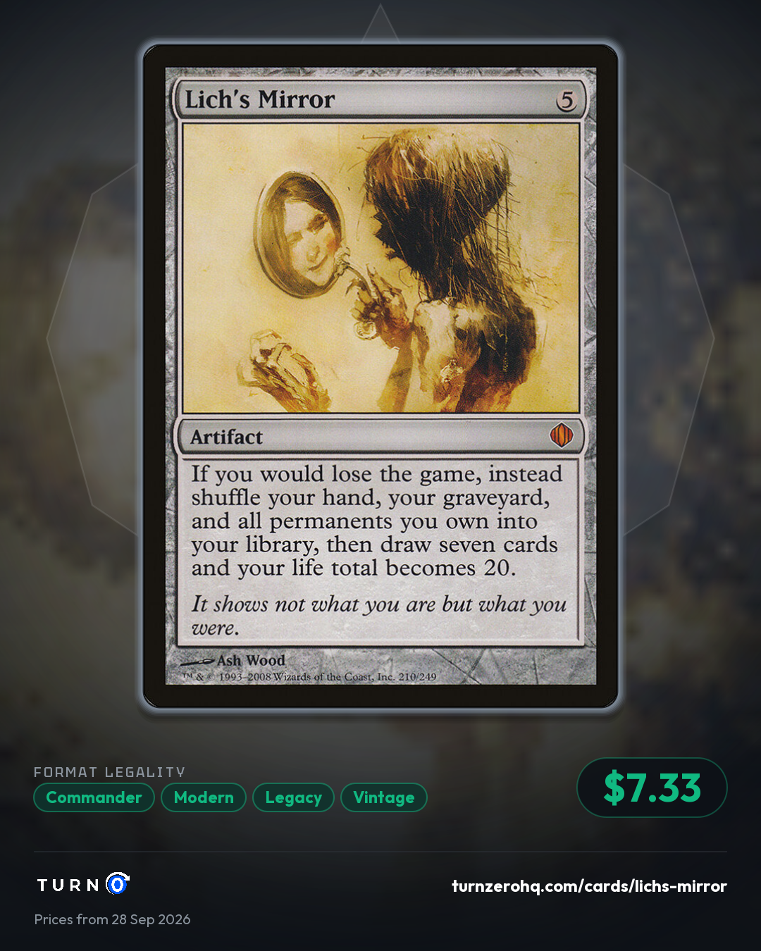Shareable picture of Lich's Mirror