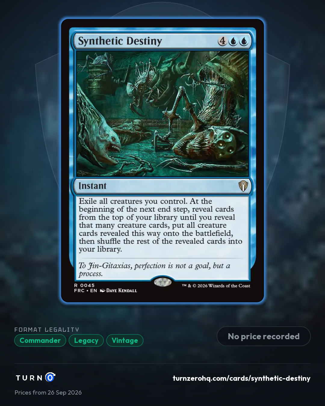 Shareable picture of Synthetic Destiny