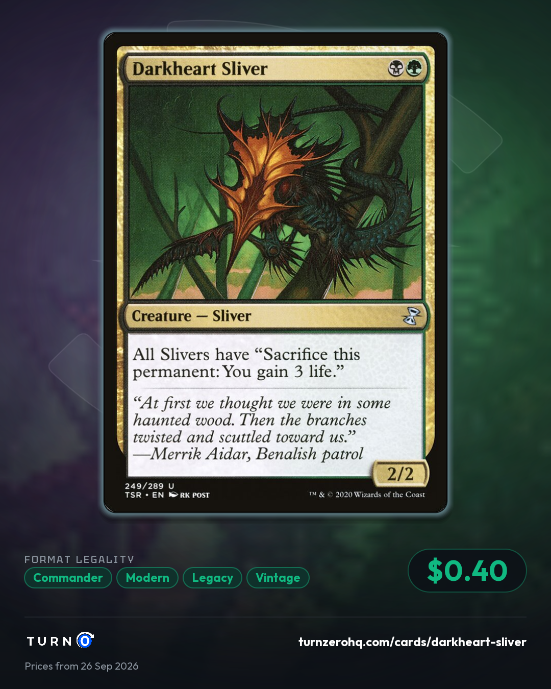 Shareable picture of Darkheart Sliver