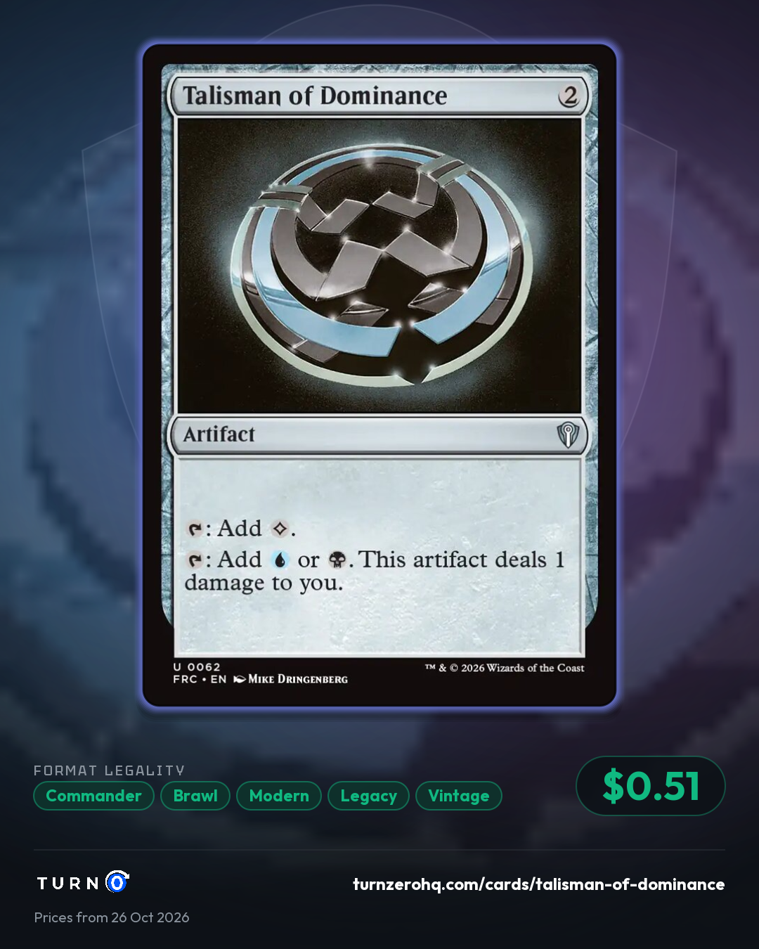 Shareable picture of Talisman of Dominance