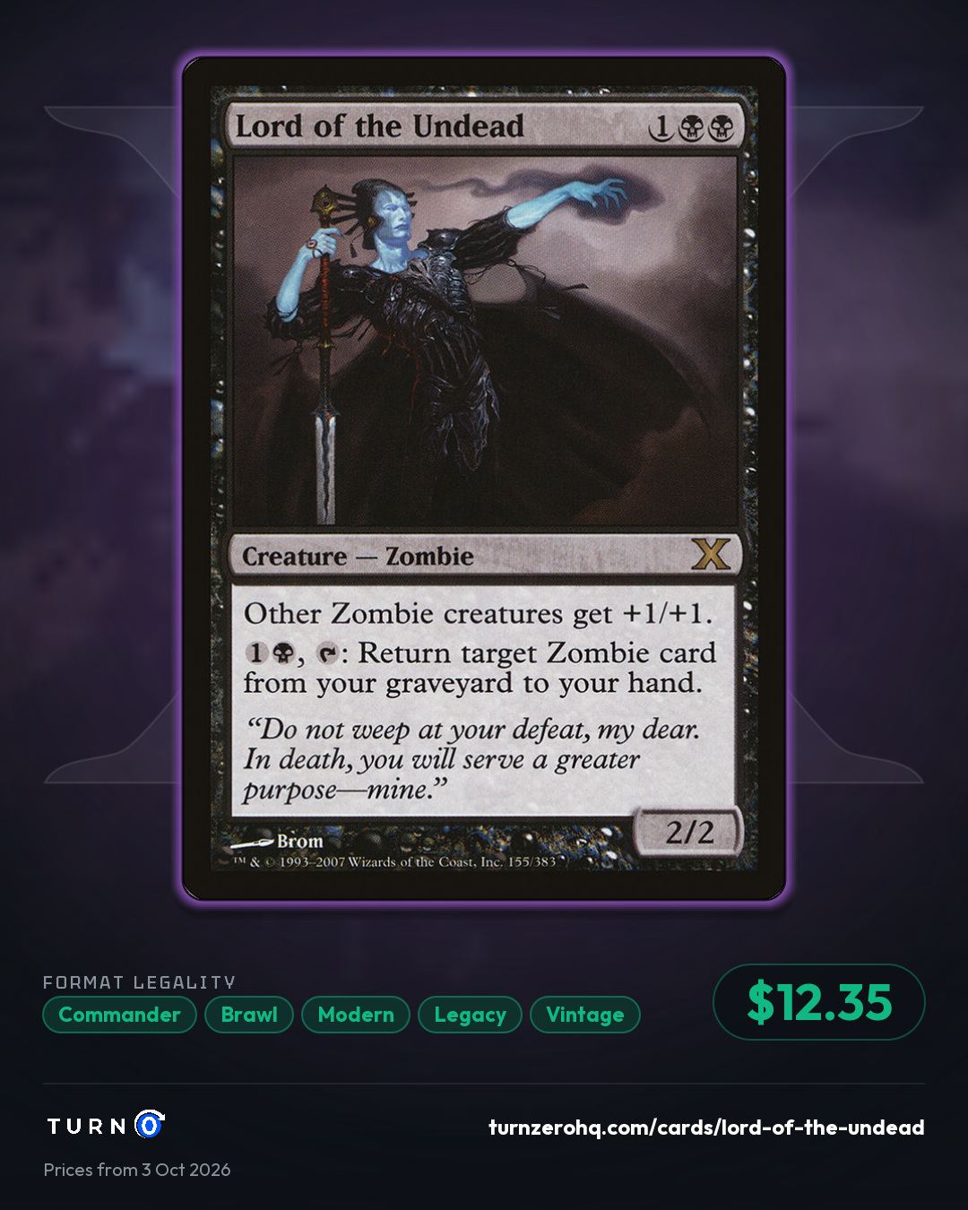 Shareable picture of Lord of the Undead