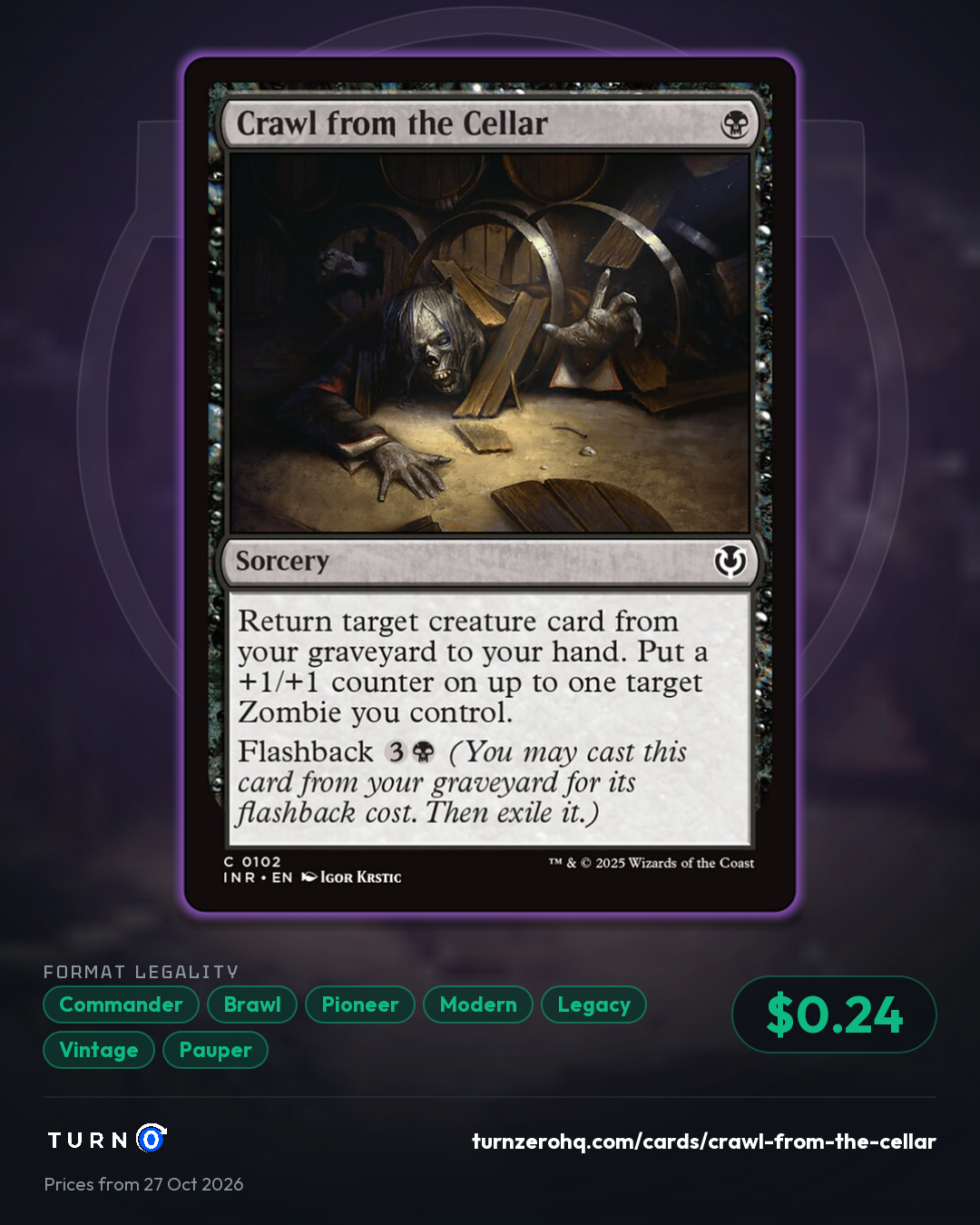 Shareable picture of Crawl from the Cellar