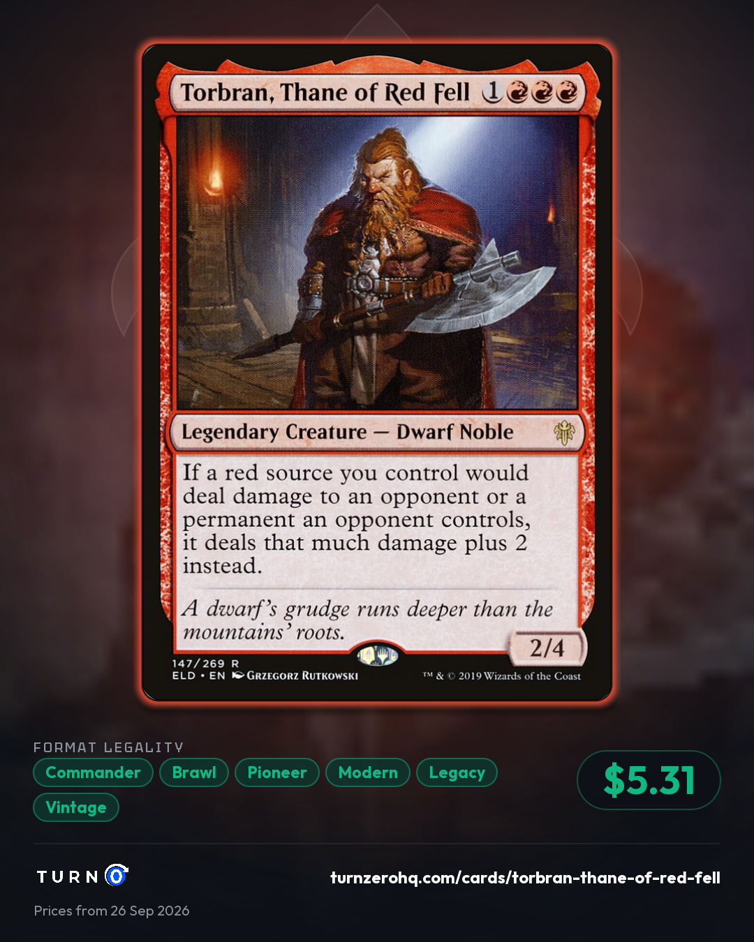 Shareable picture of Torbran, Thane of Red Fell