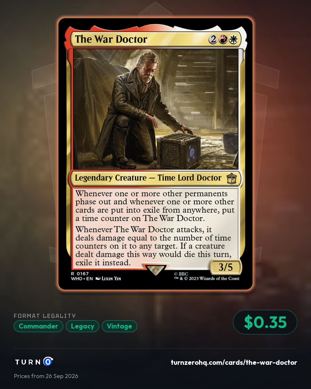 Shareable picture of The War Doctor