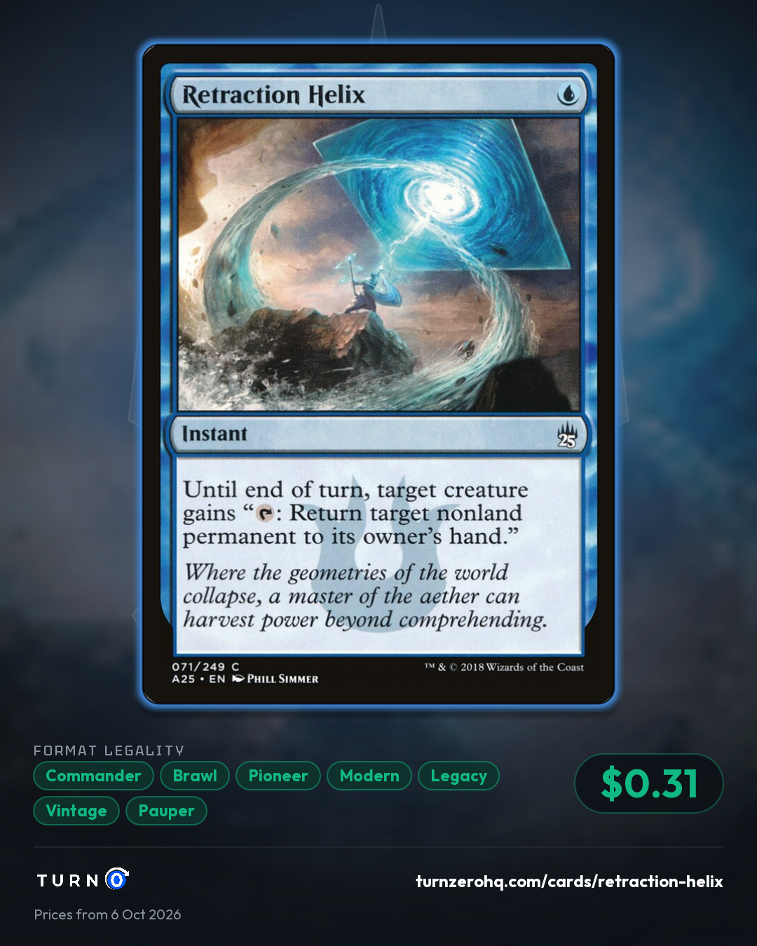 Shareable picture of Retraction Helix