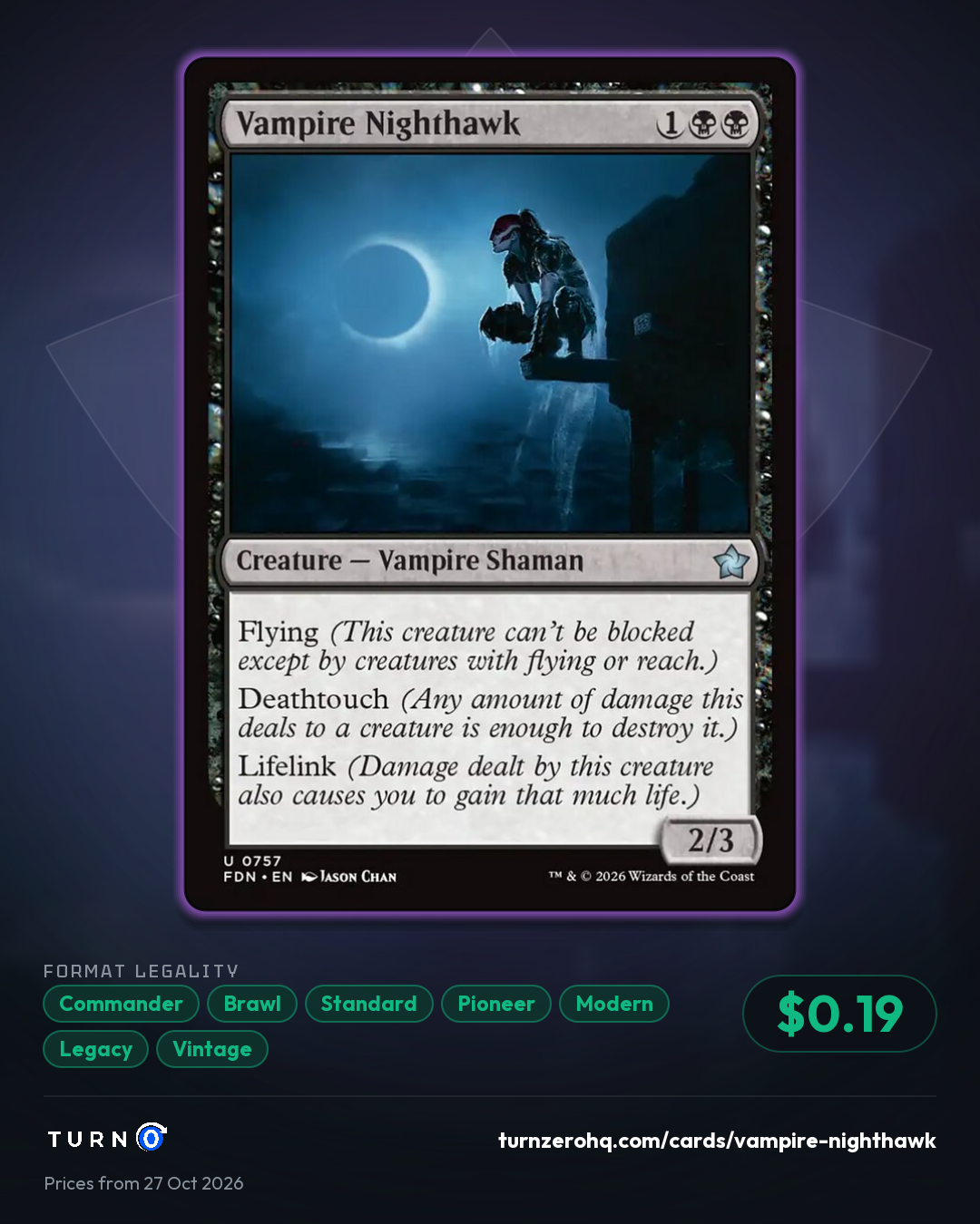 Shareable picture of Vampire Nighthawk