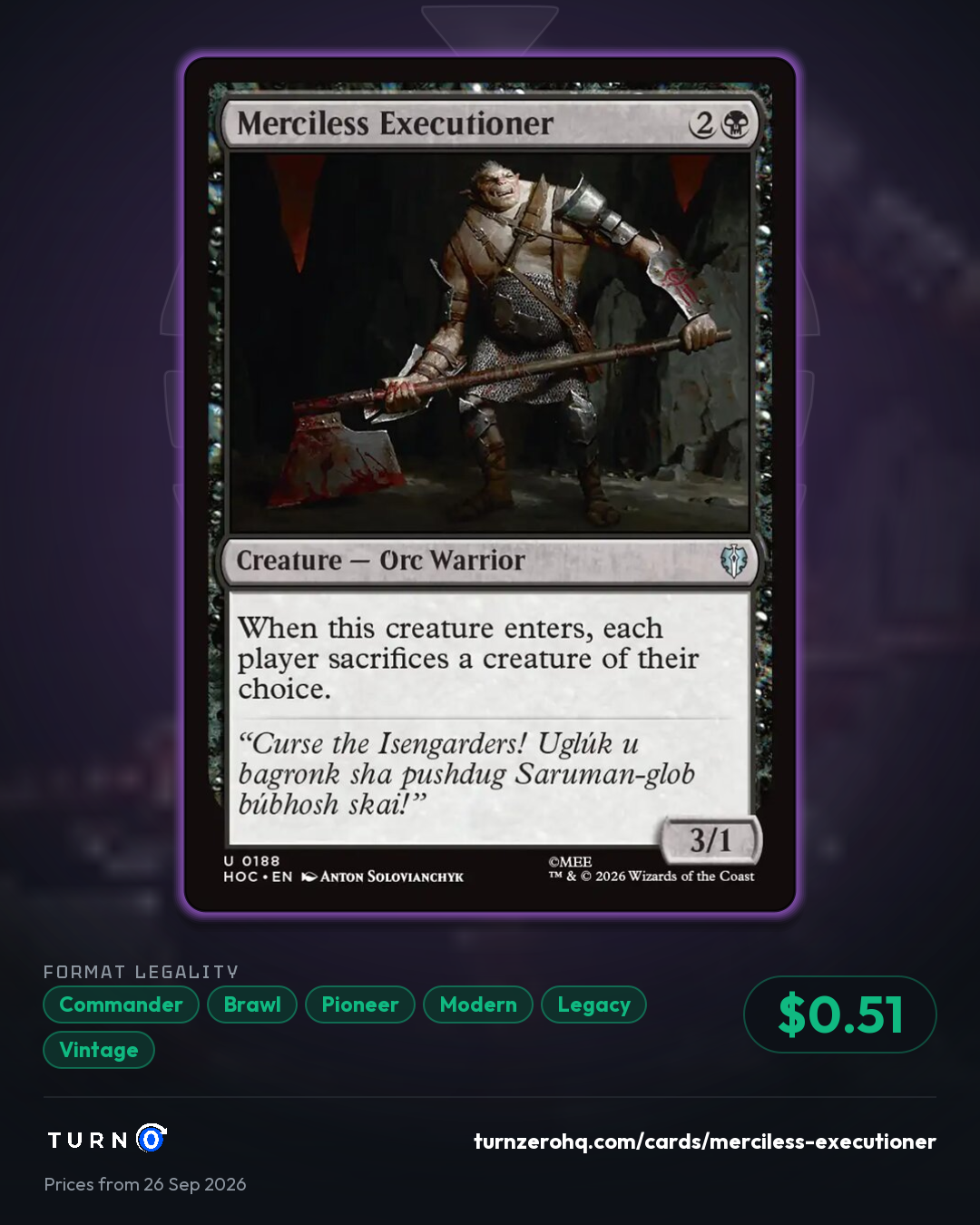 Shareable picture of Merciless Executioner