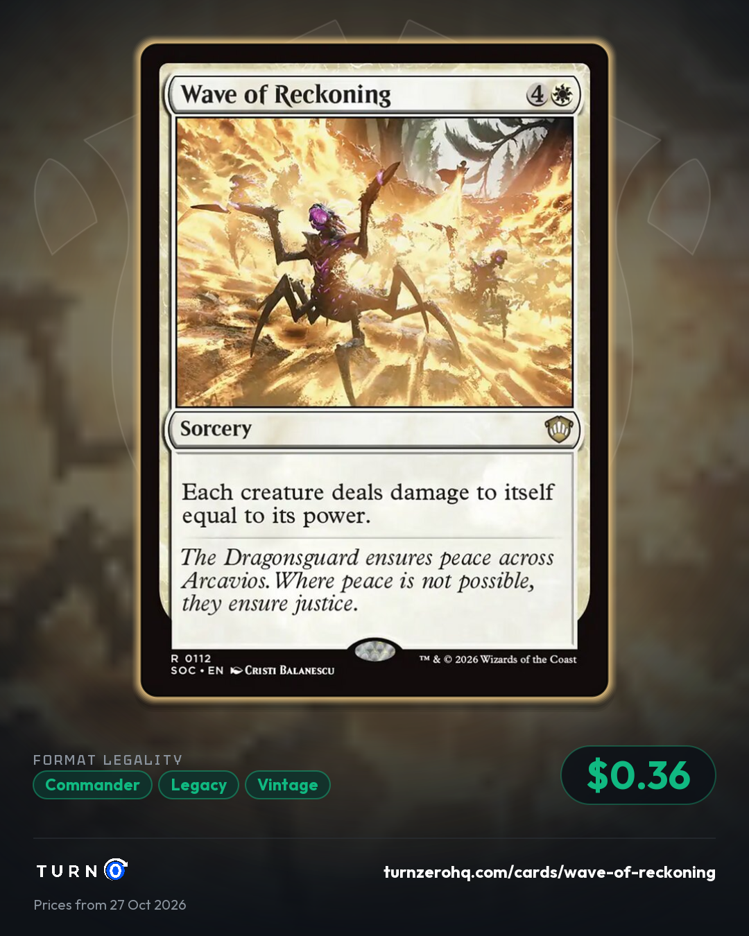 Shareable picture of Wave of Reckoning