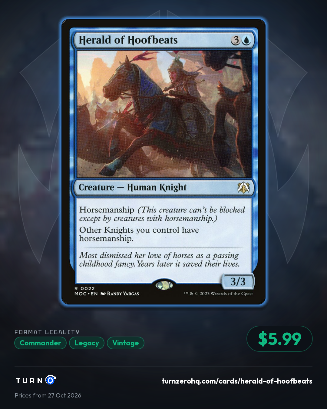 Shareable picture of Herald of Hoofbeats