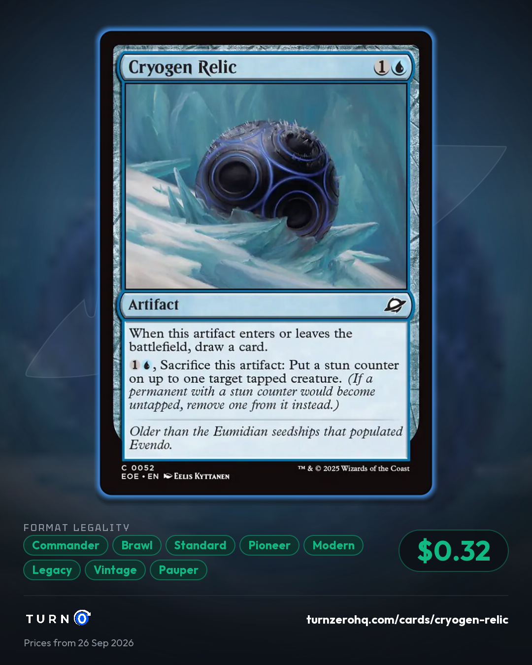 Shareable picture of Cryogen Relic