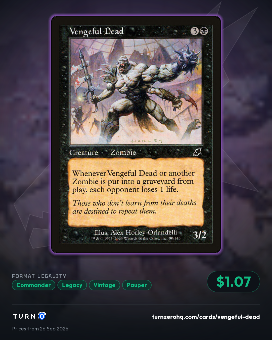 Shareable picture of Vengeful Dead